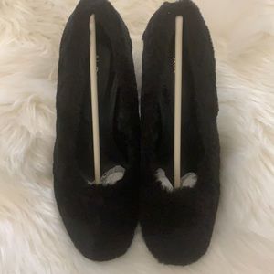 Black Fur heel - Aldo shoe in the style Carewia